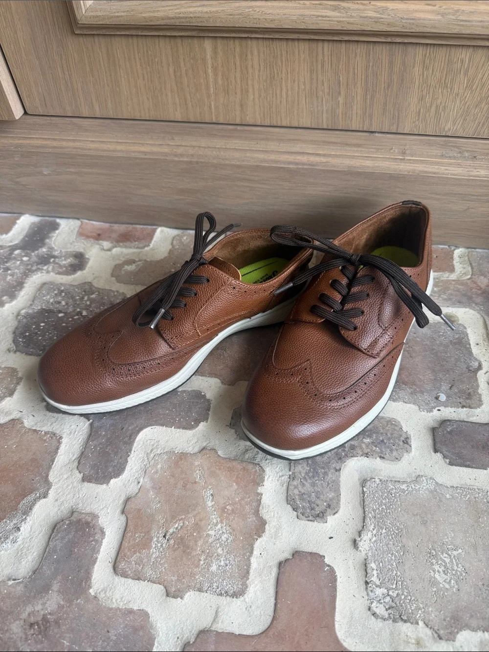 Boy’s Brown Casual Wingtip Lace-Up Shoes
